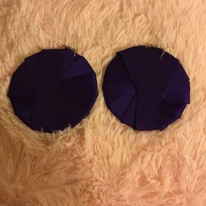 Purple earrings